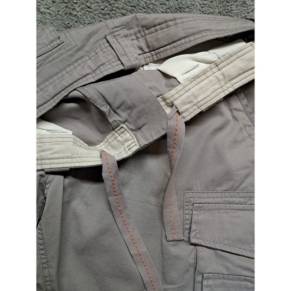 Match & Matchstick Cargo Shorts Mens Sz 40 Khaki Dress Chino Work Pockets Flat - Picture 6 of 14